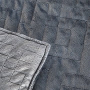 Sutton Home Fashions 20 lbs Weighted Blanket with Duvet Cover 48x72, Blue, Adult