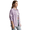 Light Purple, variant on Women's Oversized Distressed Denim Shacket - Long Sleeve Button Down Lapel Jacket & Coat S-2XL