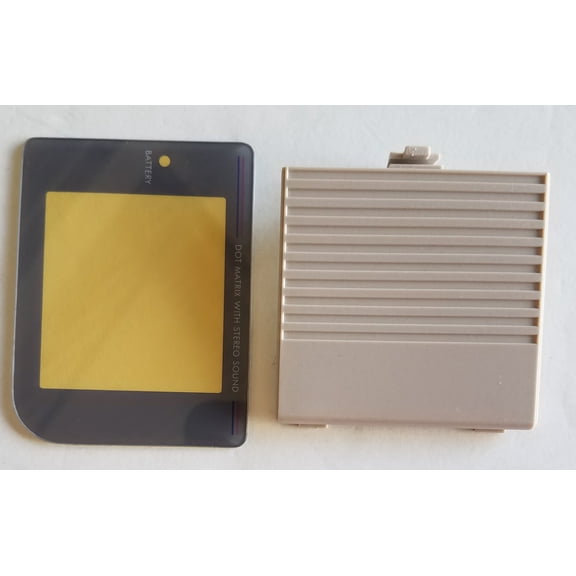 Gray Nintendo Replacement Battery Cover for the Game Boy Original   Screen