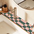thumbnail image 2 of Yayeee Faucet Mat for Kitchen Sink 14.7" Diatomite Long Splash Guard Pad, Pink Abstract, 2 Pack, 2 of 7