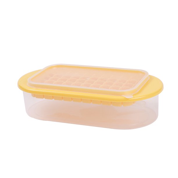 Caja de almacenamiento de cubitos de hielo de gran capacidad-66 Grid Yellow MFZFUKR CPB-US-CJZ22-3