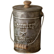 Your Hearts Delight Country Living Canisters with Lids, 5-1/2-Inch by 7-3/4-Inch