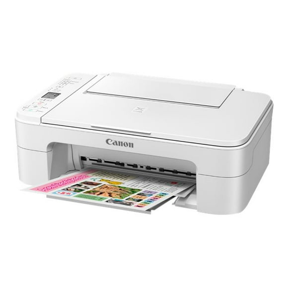 Canon PIXMA TS3120 - Multifunction printer - color - ink-jet - 8.5 in x 11.7 in (original) - Legal (media) - up to 13 ipm (printing) - 60 sheets - USB 2.0, Wi-Fi(n) - white - with Canon InstantExchange