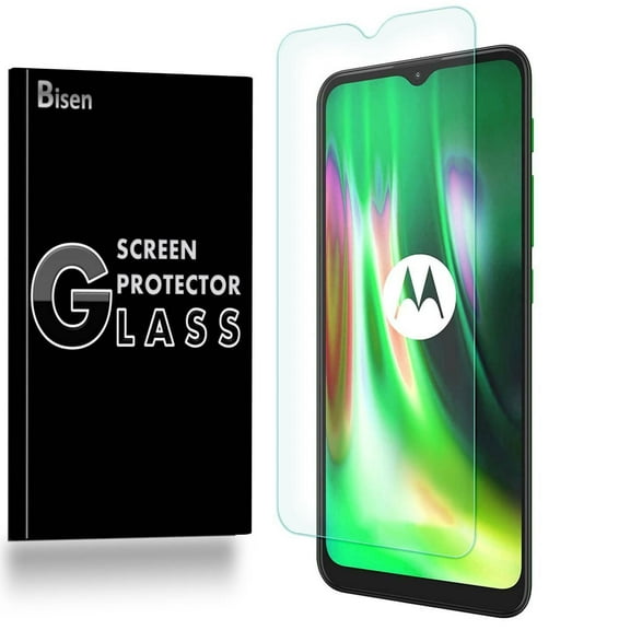 [2-Pack] Fit For Motorola Moto G9 [BISEN] Tempered Glass Screen Protector, Anti-Scratch, Anti-Shock, Shatterproof, Bubble Free