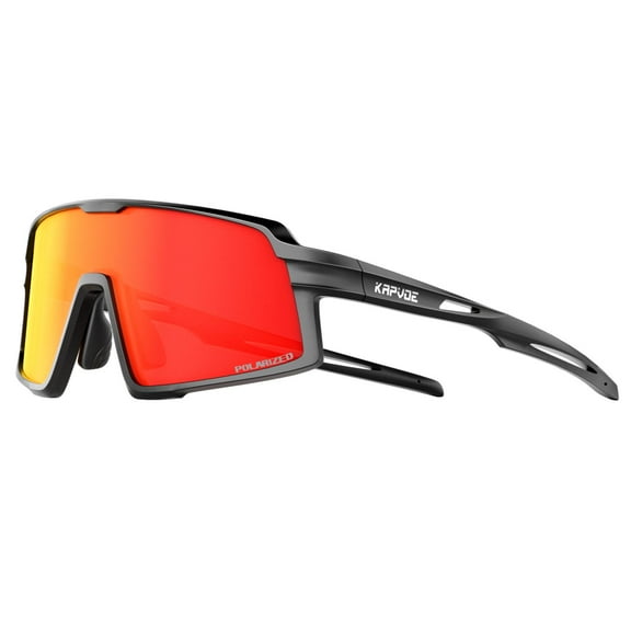 KAPVOE Cycling Glasses Men Women MTB Glasses Sports Driving Running Red Blue Sunglasses UV400 Lightweight Goggles