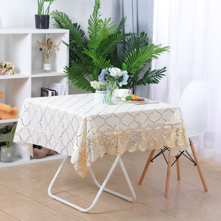 Square Tablecloths Pvc Table Cover Outdoor Tabletop Wedding