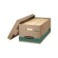 thumbnail image 6 of STOR/FILE Medium-Duty Storage Boxes Letter Files, 12.88" x 25.38" x 10.25", Kraft/Green, 12/Carton, 6 of 16