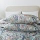 thumbnail image 2 of Paisley colorido juego de cama Queen Size Grey 3Pcs Duvet Cover Set Shabby Flower, 2 of 9