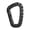 Black, variant on Carabiner Keychains Outdoor Backpacks Karabiner Buckle Fast Carabiner Plastic Hook for Outdoor Camping Climbing