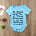 thumbnail image 3 of Baby Summer Romper Letter Short Sleeve Envelope Neckline Button Closure Outfit, 3 of 9