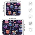 thumbnail image 7 of FREEAMG Dish Drying Mat Cute Owls Absorbent Microfiber Kitchen Dish Mat Super Absorbent Dish Drainer Mat for Kitchen Counter 18" x 24", 7 of 7
