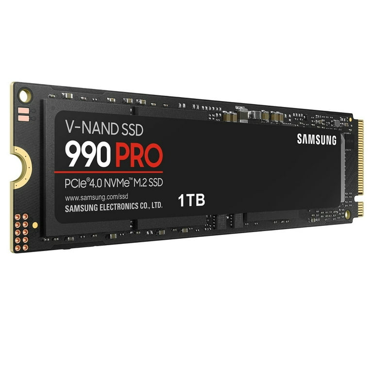 SAMSUNG 990 PRO 1TB PCIe Gen 4.0 x4, NVMe 2.0 V7 V-NAND MLC