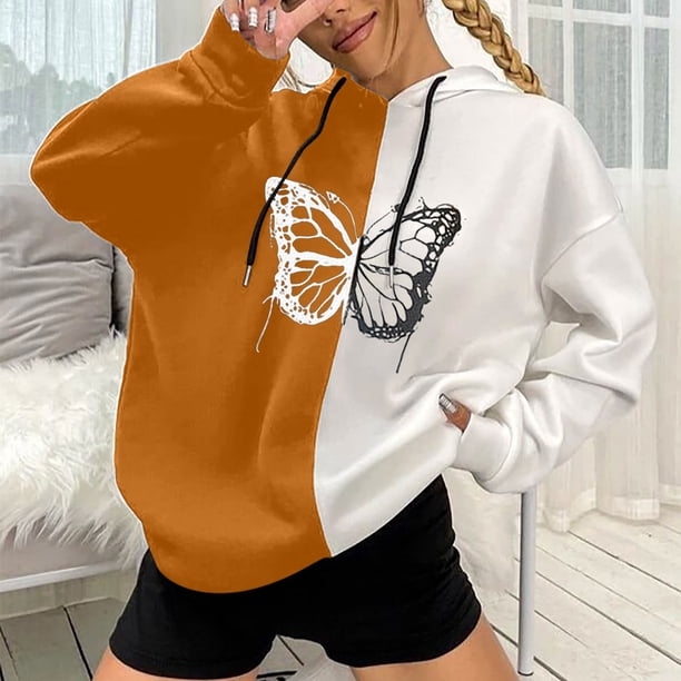 Puntoco, jersey de otoño e invierno para mujer, con capucha, estilo Punk oscuro, estampado, manga larga, fino, suelto, informal, abrigo con cuello Puntoco Puntoco-7082