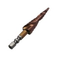 thumbnail image 5 of Mango Hexagonal M35 Con Broca Escalonada De Cobalto, Abridor De Agujeros De Metal De Acero Inoxidable, Taladro Pagoda De Doble Hoja, Caja De Plástico 3-13 Cateissary HA016838-00, 5 of 5