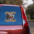 thumbnail image 3 of Lotusprinthandmade Eagle America Flag Transparent Vinyl Decal 4 Sizes (12x12 Inches), patriotic eagle car sticker, america flag with eagle decal, 3 of 5