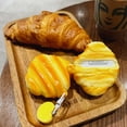 thumbnail image 4 of ZHaobin for Airpods 4 Simulation Food 3D Croissant Bread Earpods Case for Airpods 1 2 3 Pro 2 Wireless Earphone Cover Charging Box (Yellow,For Airpods 4), 4 of 7