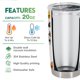 thumbnail image 5 of Taza de café Tumbler Oasisdream de 600 ml con estampado de gatos, 5 of 6