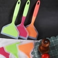 thumbnail image 3 of Cateissary Handheld Silicone Spatulas Heat-Resistant Pancakes Cookware Accessory Baking Heat-resistant Restaurant Tool Turner Herramientas y accesorios para hornear Azul Cateissary HA6471-01B, 3 of 6