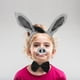 thumbnail image 5 of 1 juego de adorables diademas con orejas de burro para niños, accesorio de disfraz de Halloween, accesorio para disfraz de burro, diadema para nariz, pajarita y cola, 5 of 8