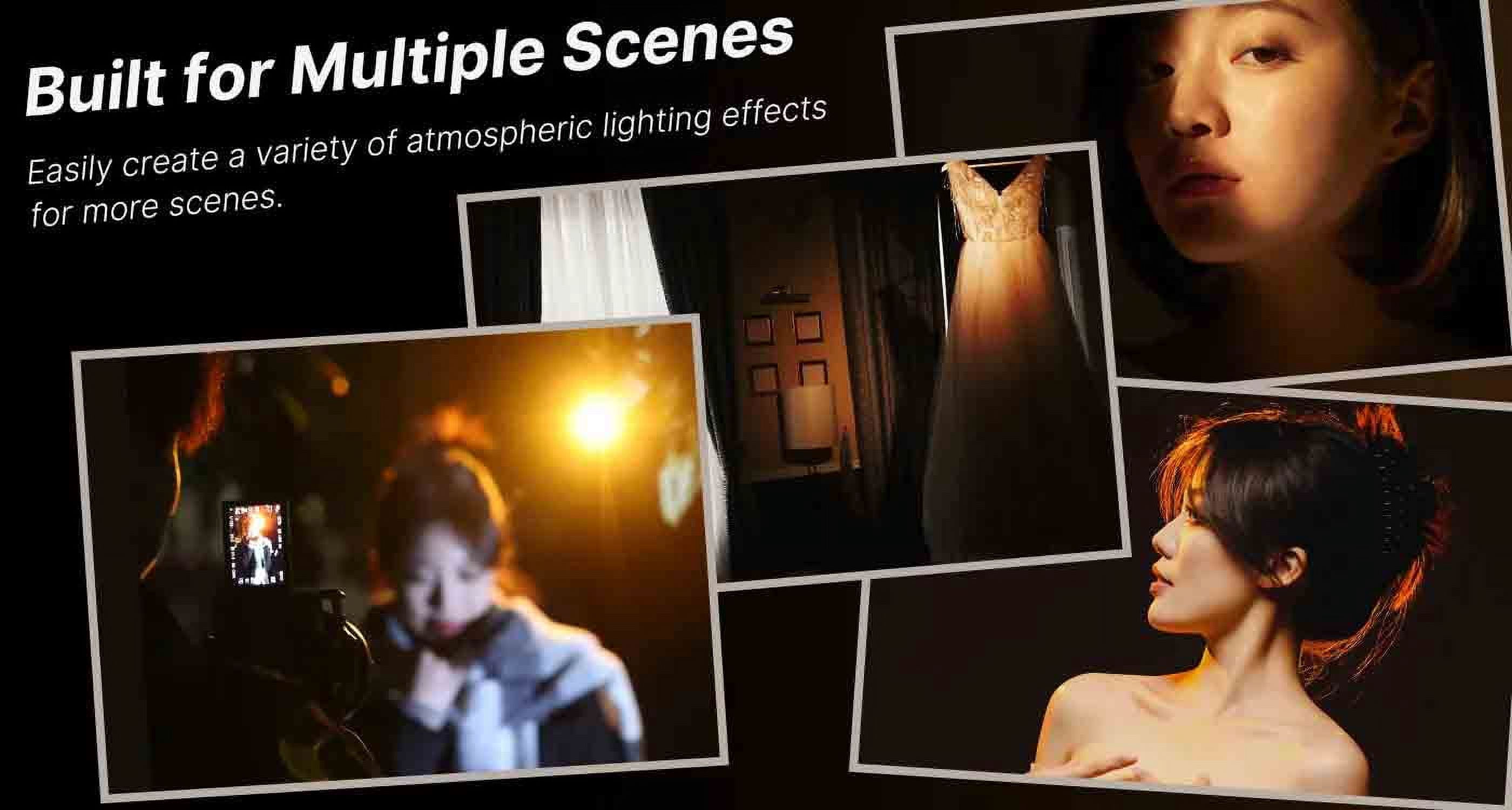 Rechargeable LED Photography Flashlight Videography Fill Light Camera Light Lamp 2000mAh