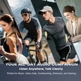 thumbnail image 6 of Open Ear Earbuds, Non-In-Ear Comfortable Earhook Wireless Earbuds with Bluetooth 6.0 and ENC Clear Calls, 48H Playtime, Bluetooth Headphones for Sport, Travel & Daily Wear, Waterproof Earphones, 6 of 8