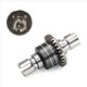 thumbnail image 5 of 2X Diferencial Delantero y Trasero con Engranaje de Disco de Acero 16420G para Coche RC 1/14 1/16, Accesorios Negros., 5 of 5