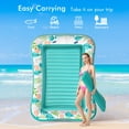 thumbnail image 3 of Tumbona inflable para broncearse con forma de piedra, 75 x 51 cm, con almohada, 3 of 7