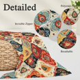 thumbnail image 3 of Vintage Moroccan Throw Pillow Cover 20 x 30 Inch Decorative Pillow Cover Abstract Bohemia Geometric Pattern Orange Lumbar Pillowcase Seasonal Rectangle Cushion Case for Couch Sofa Bed Living Room, 3 of 9