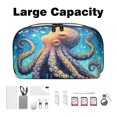 thumbnail image 3 of Octopus Oxford Fabric Digital Pouch for Electronic Devices, Waterproof Travel Case for Cell Phone Charger, Hard Drive, and Cords - 5.9x9.44x3.14 inches, 3 of 6