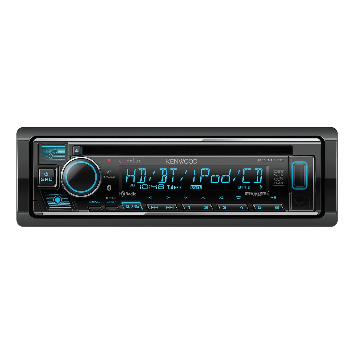 Kenwood KDC-X705 CD Receiver with Bluetooth & HD Radio