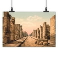 thumbnail image 2 of Print: Fortuna Street, Pompeii, Italy, circa 1890, 2 of 4