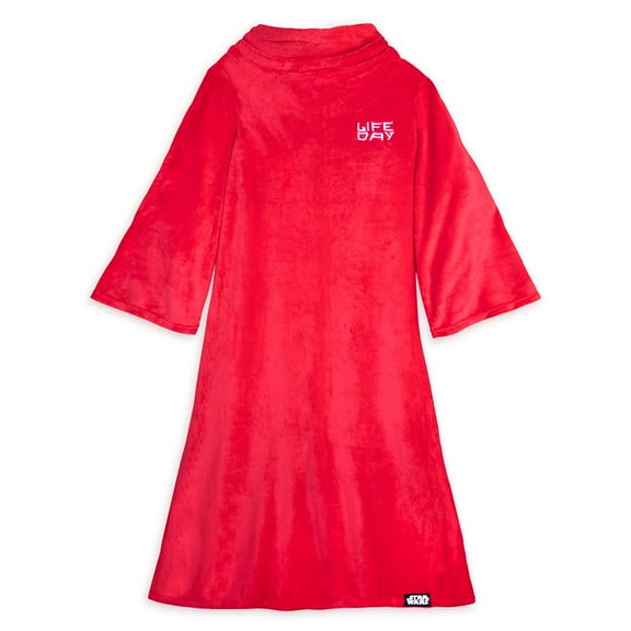 Star Wars Life Day 2022 Fleece Throw Blanket Robe with Sleeves - Adult One Size