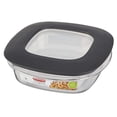 thumbnail image 3 of Recipiente Rubbermaid Premier para almacenamiento de alimentos, 3 litros, gris, sin BPA, 3 of 6