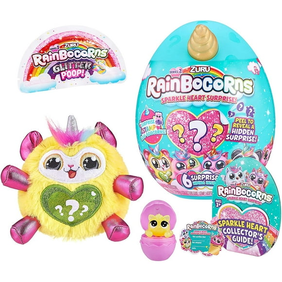 Rainbocorns - Plush Sparkle Heart Surprise Serie 2 - Mono Rainbocorns Rainbocorns