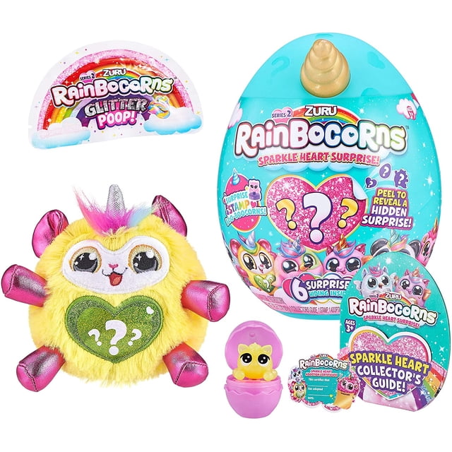 Rainbocorns - Plush Sparkle Heart Surprise Serie 2 - Mono Rainbocorns Rainbocorns