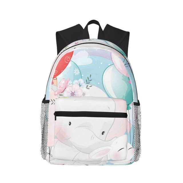 Fotbe Cute Elephant Mochila Ligera Casual para Laptop para Hombres y Mujeres, Mochila Impermeable de Uso Diario, Mochila para Universidad