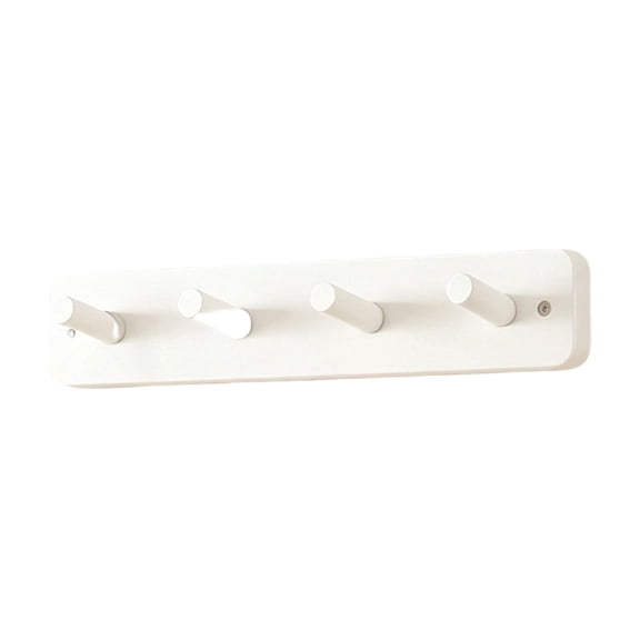Leodye 1PCS Rust-Proof Wall Mount Hook Rack, Multi-Position Hanging Design, Universal Holder for Bathroom Kitchen Living Room Towels Coats Tools -15.75x2.95x2.36in