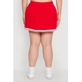 thumbnail image 5 of Womens Plus Size High Waisted Varsity Stripe Pleated Skort, 5 of 5