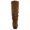 thumbnail image 3 of Journee Womens Jayne Wide Calf Round Toe Riding Boots, 3 of 9