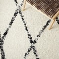 thumbnail image 6 of SAFAVIEH Manhattan Kayleah Diamond Area Rug, Ivory/Black, 8' x 10', 6 of 8