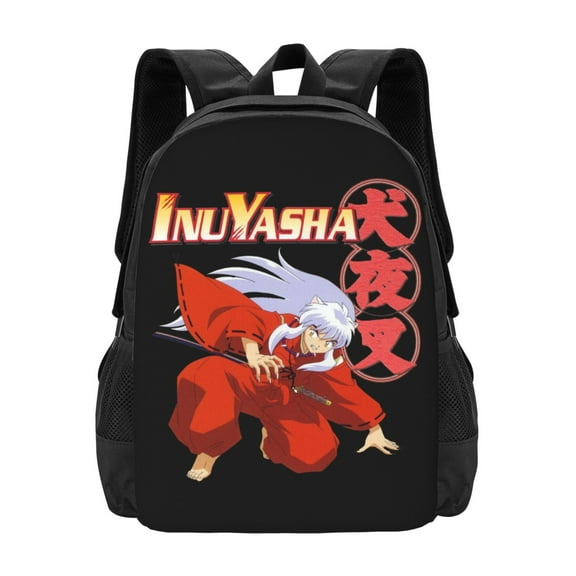 Inuyasha Backpack Fashion Travel Backpack Laptop Backpack 16 Inch Simple And Large Capacity