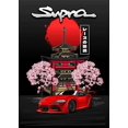 thumbnail image 1 of JDM F1 póster de decoración de coche, arte de pared GTR Mini Neon Vaporwave outun Home Motorsport, decoración de sala de carreras, carteles de lienzo estéticos, 1 of 4
