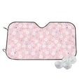 thumbnail image 2 of Picia Easter Cute Rabbit Curved Windshield Sunshade Accordion Folding Style Auto Shade for Car Truck SUV Van Blocks UV Ray Sun Visor Protector -Medium, 2 of 7