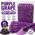 thumbnail image 4 of Michele's Pantry Pixy Silly Stix Candy Purple Grape – 46 Count | No Known Allergens | Sweet & Sour Sugar Straws, 4 of 9