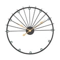 thumbnail image 4 of Reloj de Pared Macarena Reloj Silencioso de Moda Decoración D Negro, 4 of 8