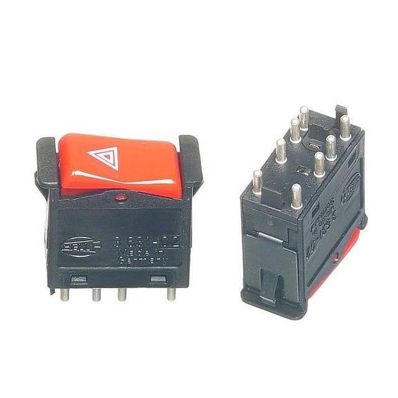 Hazard Flasher Switch - Compatible with 1982 - 1985 Mercedes-Benz 300D 1983 1984