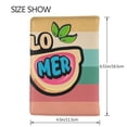 thumbnail image 3 of Pofeuu Hello Summer Print Travel Document Organizer Passport Holder Men Women for Family (6.5 in x 4.5 in),Wallet Holder Credit Card Clutch Bag Case, 3 of 5