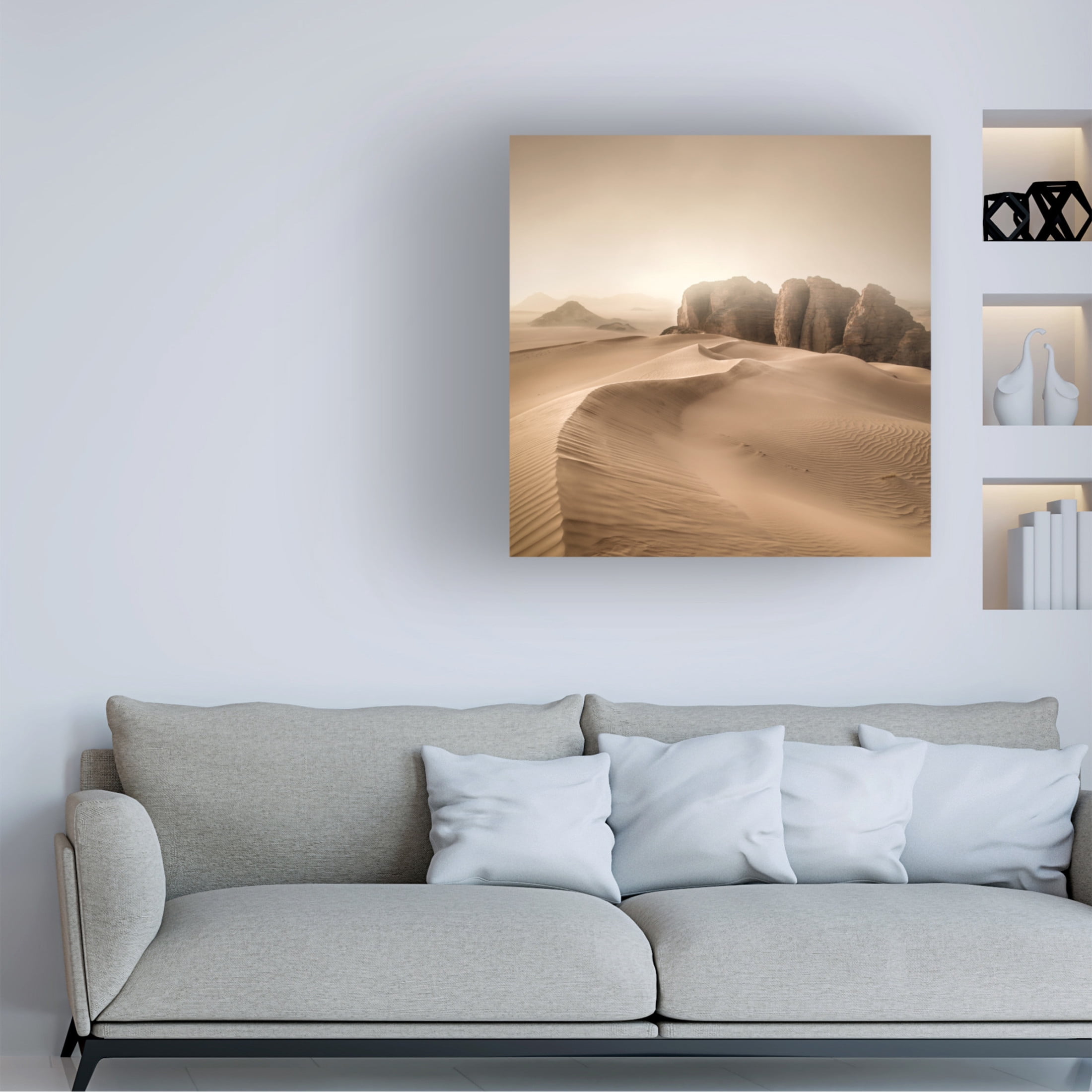 Trademark Fine Art Jean Luc BILLET  Erg Admer Canvas Wall Art