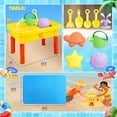 thumbnail image 2 of YCFUN Sand and Water Play Table Toys Outside Beach Toys for Toddler Boys Girls Age 1-3 3-8, 2 of 6