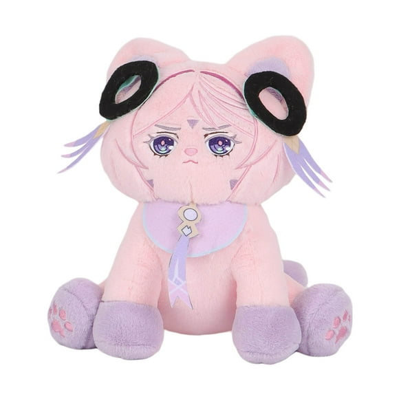 Genshin Diluc Ragnvindr Meow Doll Anime Figure Plushies Cute Soft Stuffed Animals For Cat Fans And Toys